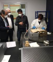 Visite du président de la CCIMP au plateau d'activités de la Pile à Saint-Cannat